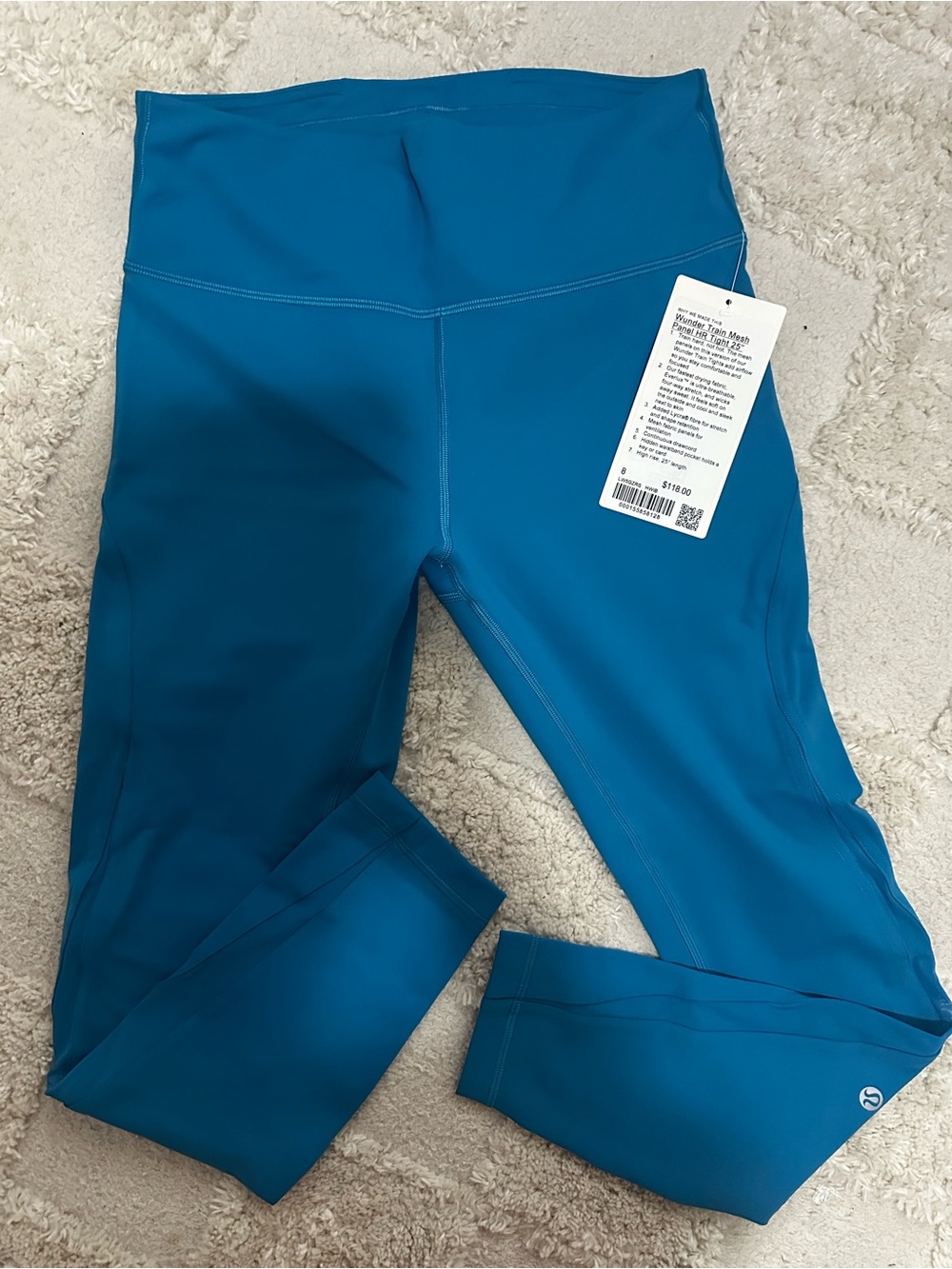 lululemon athletica Kids Teal Blue Leggings